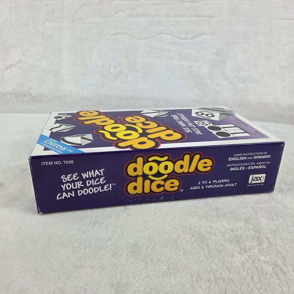 2005 Doodle Dice Game Jax COMPLETE Dice Card Game RARE Fast Shipping! - Picture 9 of 9